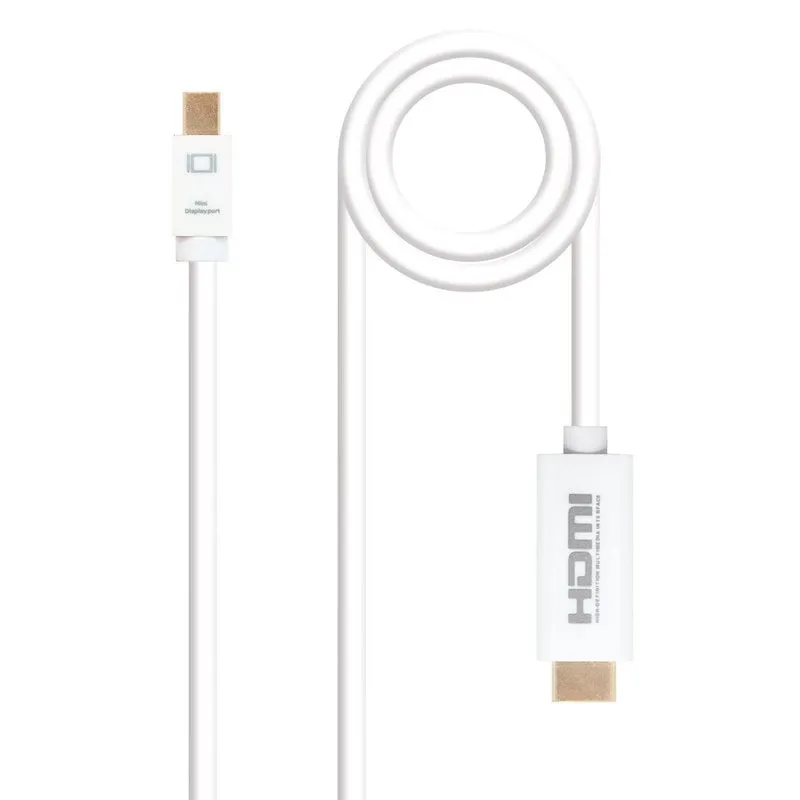 Cavo convertitore Nanocable Mini DisplayPort a HDMI da 2 m - immagine 1