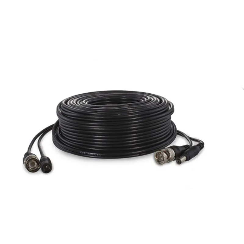 Cavo Safire RG59 combinato coassiale e alimentazione BNC 40 M Nero - immagine 1