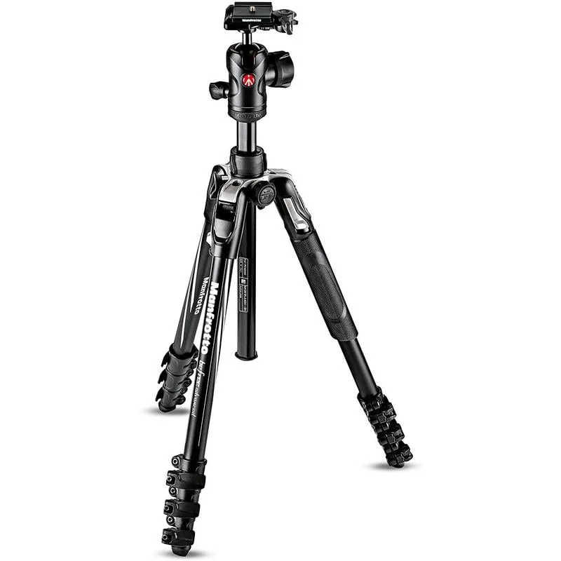 Manfrotto MKBFRLA4BK-BH treppiede 3 gamba/gambe Nero, Argento - immagine 1