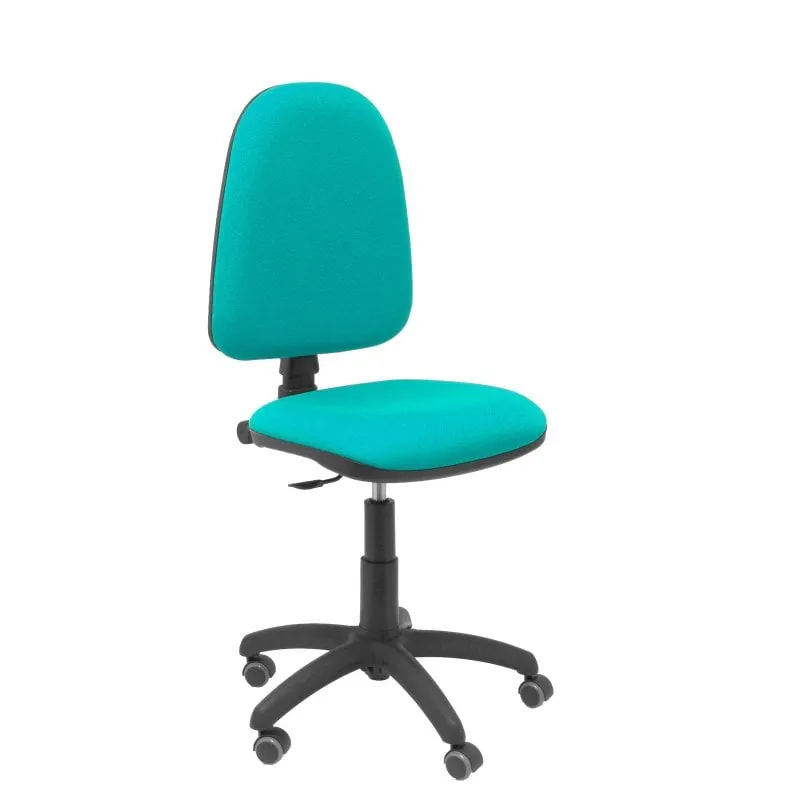 Sedia da ufficio con ruote in parquet verde turchese Piqueras y Crespo Ayna Bali - immagine 1