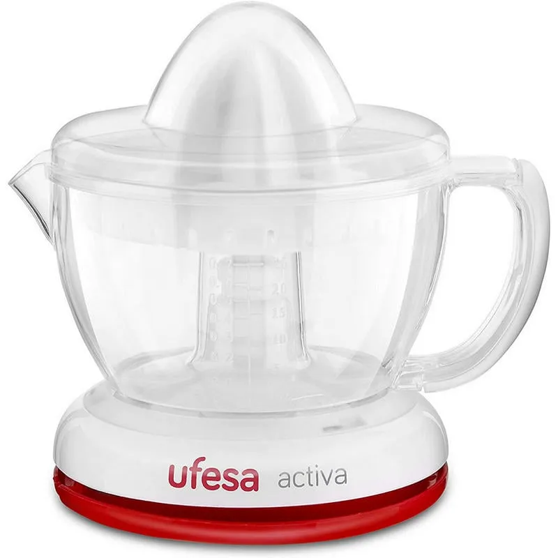 Ufesa EX4934 Activa Spremiagrumi 40W Bianco/Rosso - immagine 1