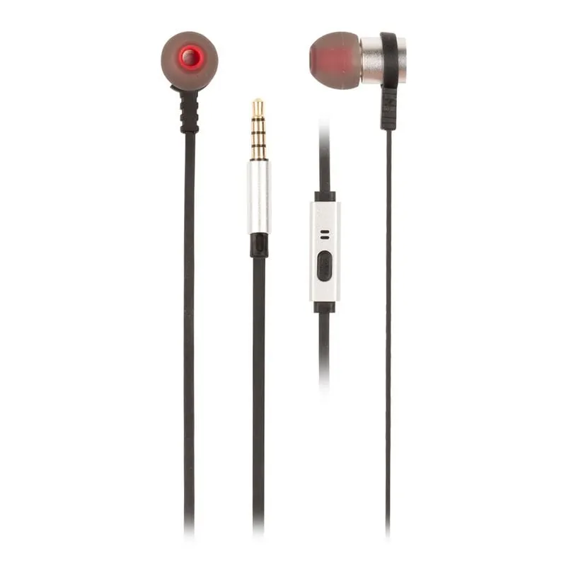 NGS Cross Rally Auricolare Cablato In-ear Musica e Chiamate Argento - immagine 1