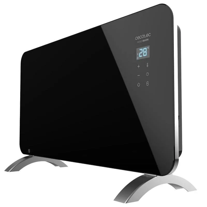 Convettore Elettrico Cecotec Ready Warm 6720 Crystal Connection 1500W Wifi IP24 Nero - immagine 1