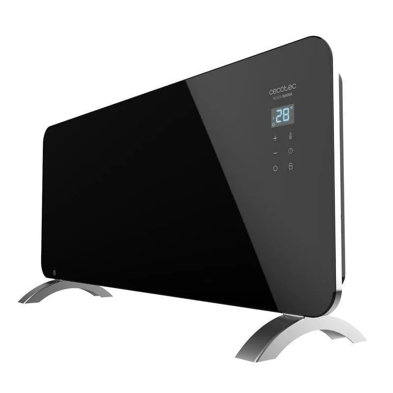 Convettore Elettrico Cecotec Ready Warm 6770 Crystal Connection 2000W Wifi Nero IP24 - immagine 1