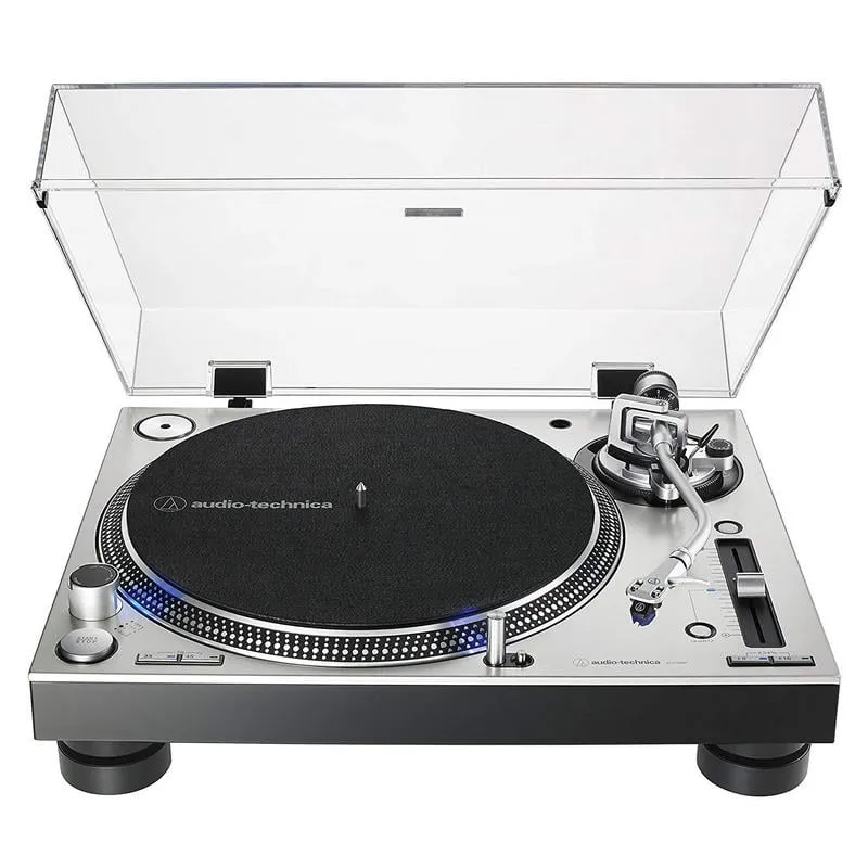 Audio-Technica AT-LP140XP Giradischi DJ a trazione diretta Argento - immagine 1