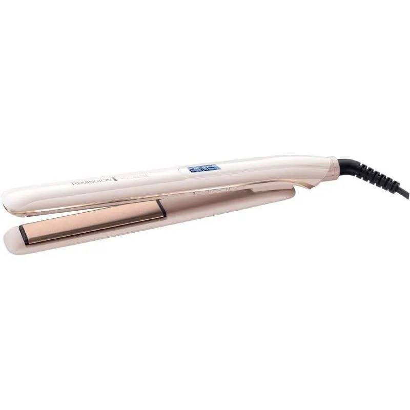 Piastra per Capelli Ceramica Remington ProLuxe S9100 230ºC 9 Impostazioni Spegnimento Automatico Display Bianco - immagine 1