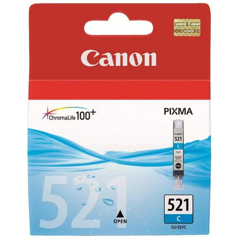 Cartuccia ciano originale Canon CLI-521 - immagine 1
