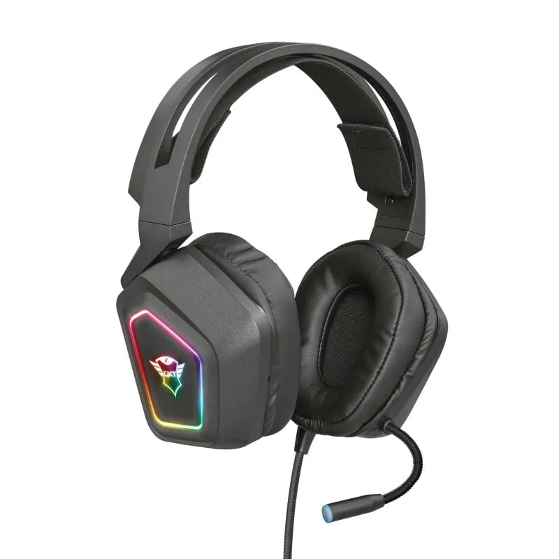 Trust GXT 450 Blizz RGB 7.1 Surround Auricolare Cablato A Padiglione Giocare USB tipo A Nero - immagine 1
