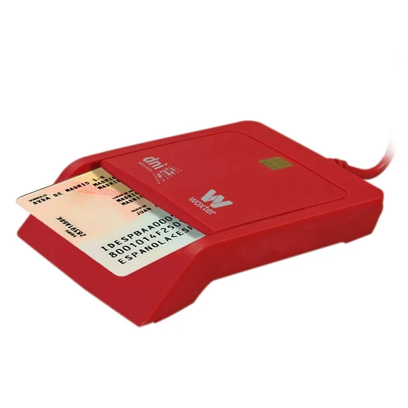 Lettore USB Woxter DNI-e Rosso - immagine 1