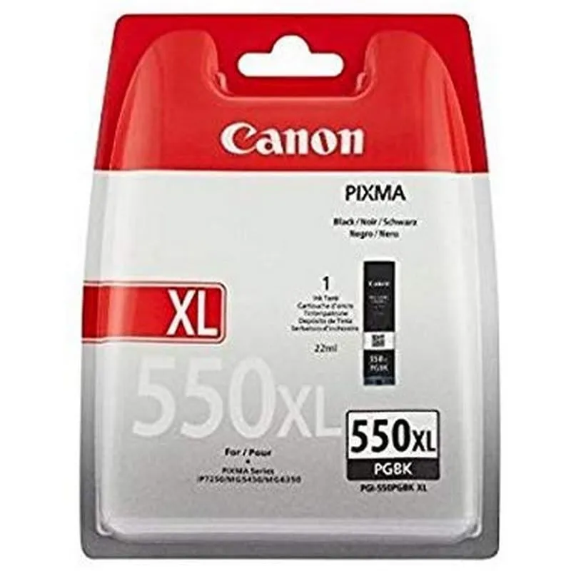 Canon PGI-550XL PGBK w/sec cartuccia d'inchiostro 1 pz Originale Resa elevata (XL) - immagine 1