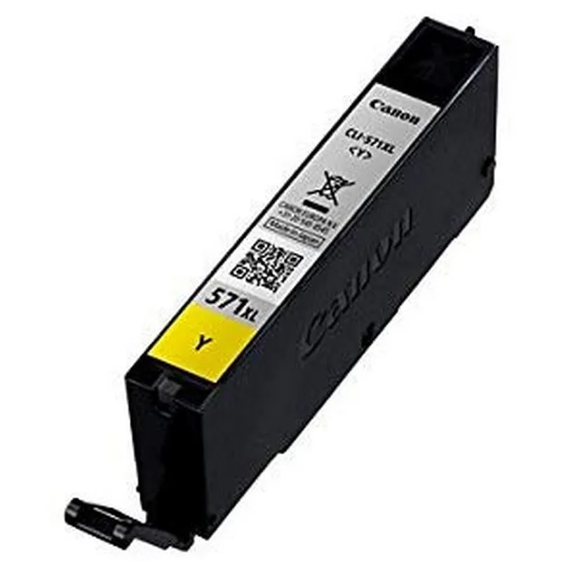 Canon CLI-571Y XL cartuccia d'inchiostro Originale Resa elevata (XL) Giallo - immagine 1