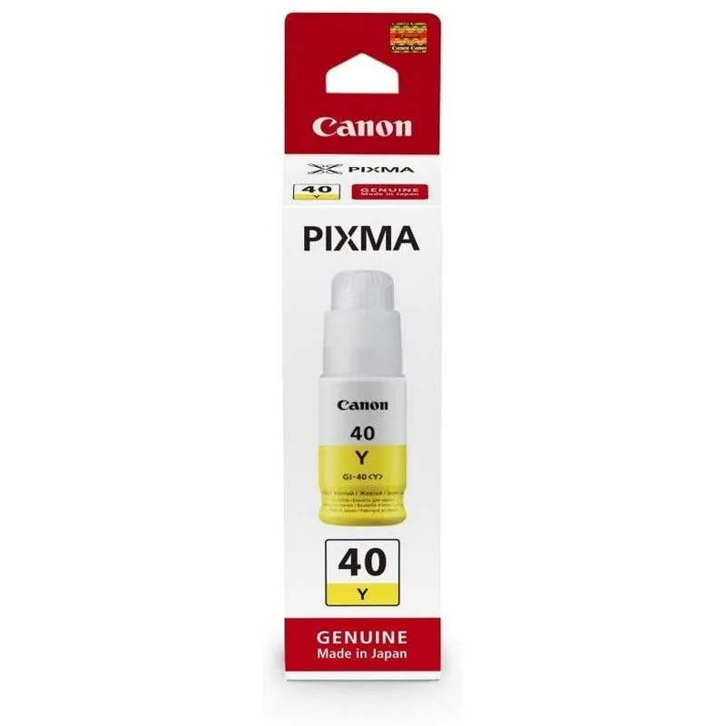 Cartuccia gialla originale Canon GI-40 - immagine 1