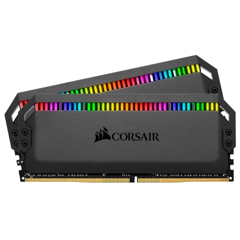 Corsair Dominator Platinum RGB DDR4 3200 SPD 2666 PC4-25600 16GB 2x8GB CL16 - immagine 1