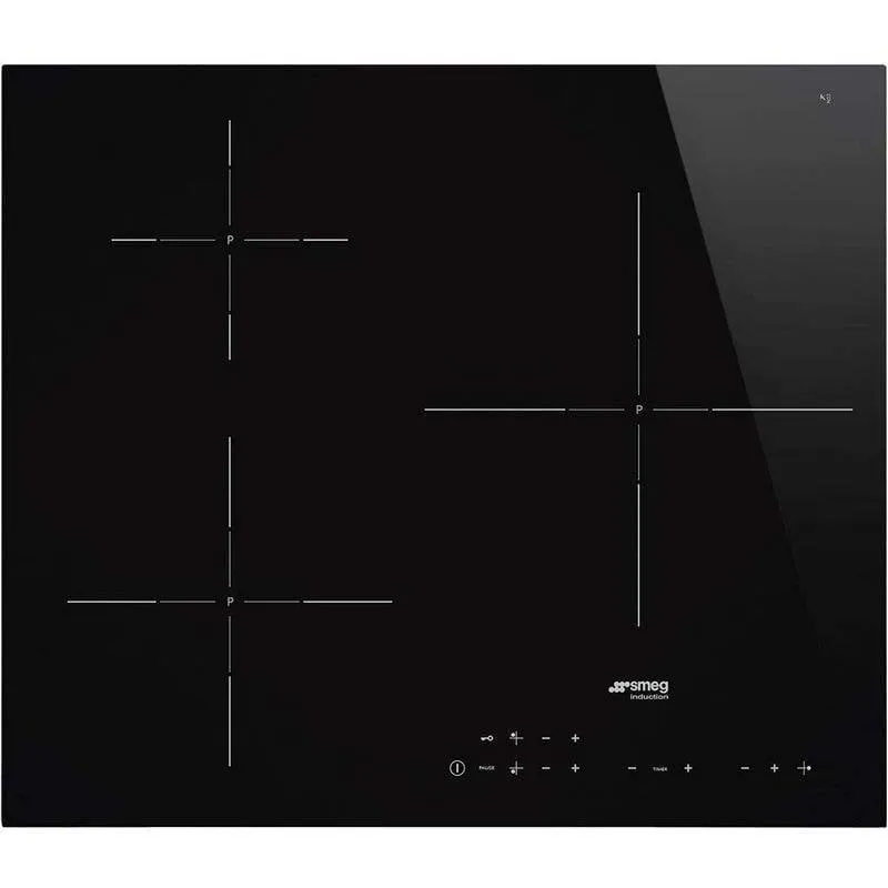 Piastra induzione Smeg SI5632D 3 zone Touch Control Booster nera - immagine 1