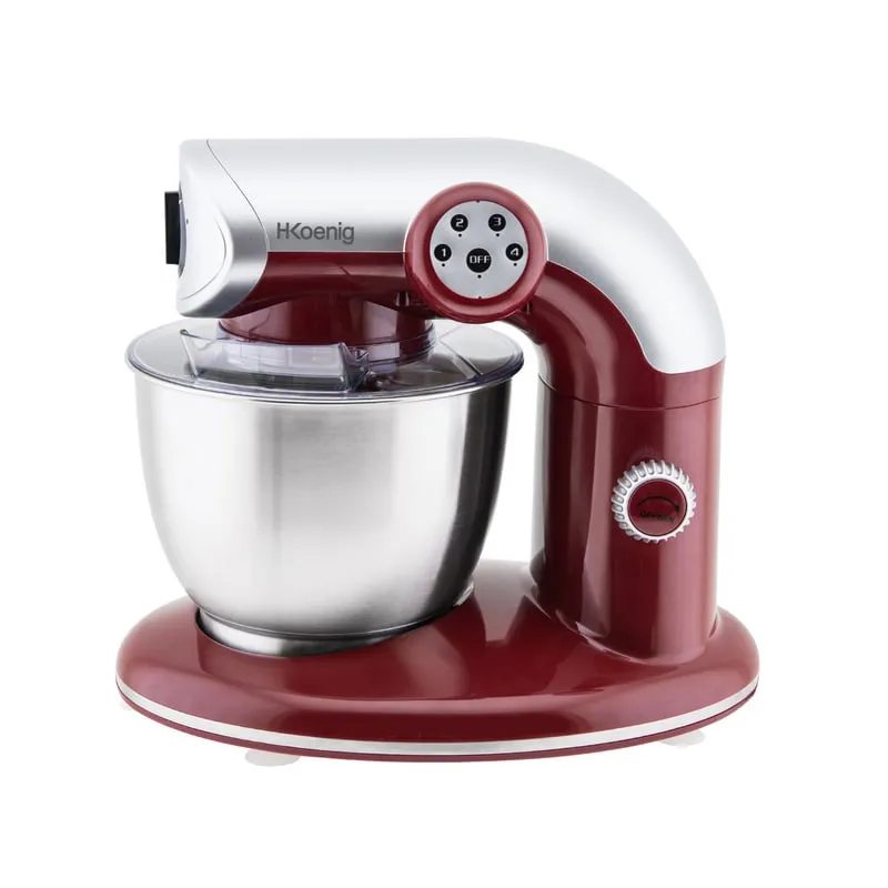 Impastatrice Mixer HKoenig KM80 1000W Rossa - immagine 1
