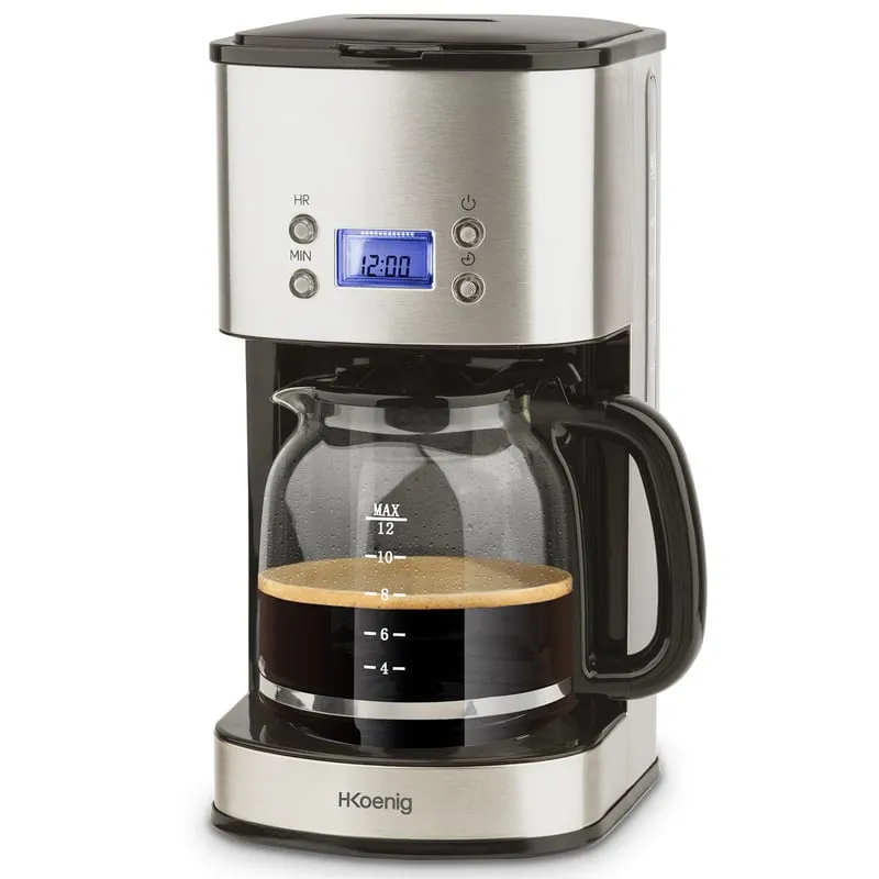 Macchina per caffè americano programmabile HKoenig MG30 1.8L 1100W Acciaio inossidabile - immagine 1
