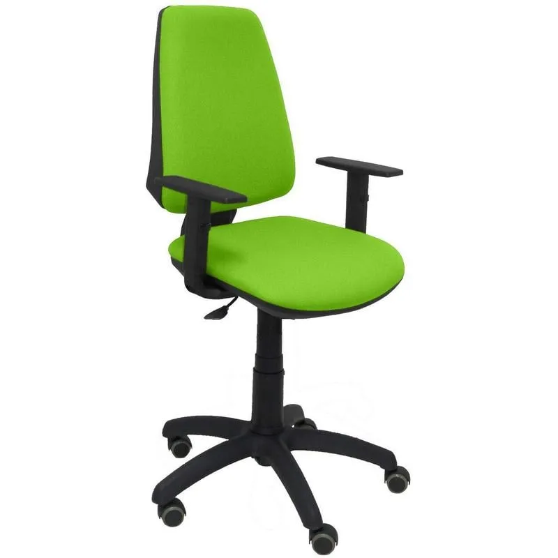 Piqueras y Crespo Elche CP Bali Sedia da ufficio Braccioli regolabili Verde pistacchio Ruote in parquet - immagine 1