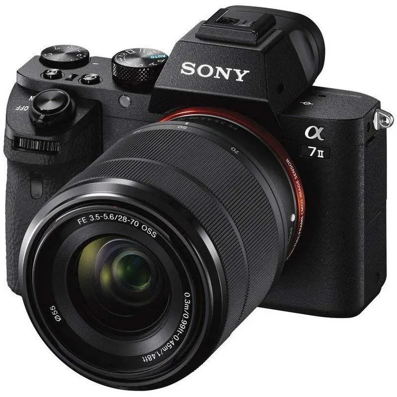 Sony α Alpha 7 II, fotocamera mirrorless con obiettivo 28-70mm, attacco E, sensore full-frame, 24.3 MP - immagine 1