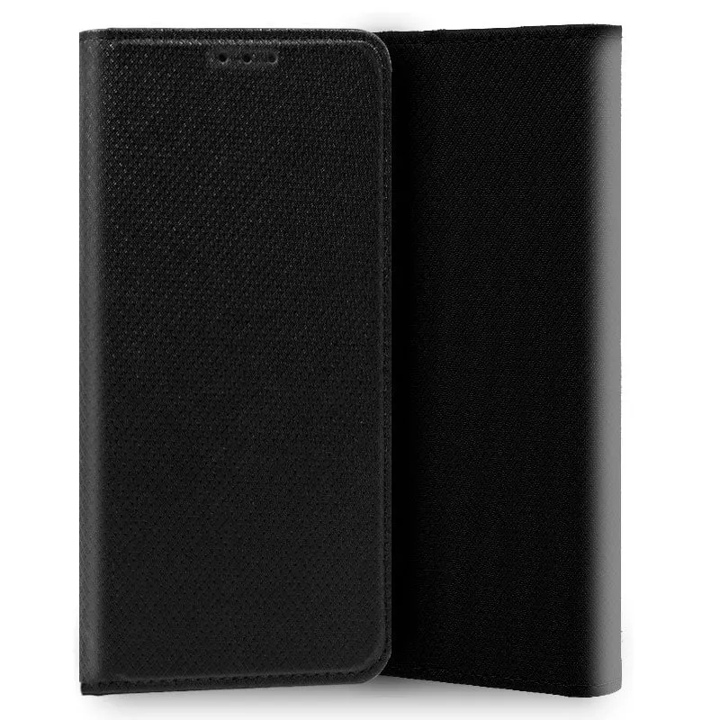 Custodia Flip Cover nera liscia e fantastica per iPhone XS Max - immagine 1
