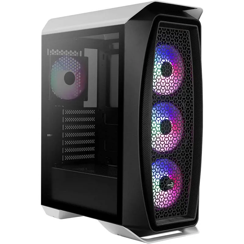 Aerocool Aero One Frost vetro temperato USB 3.1 RGB bianco - immagine 1