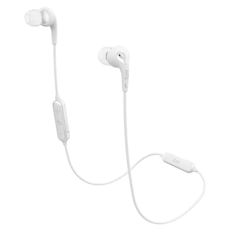 Cuffie Bluetooth Iluv Bubble Gum Air bianche - immagine 1