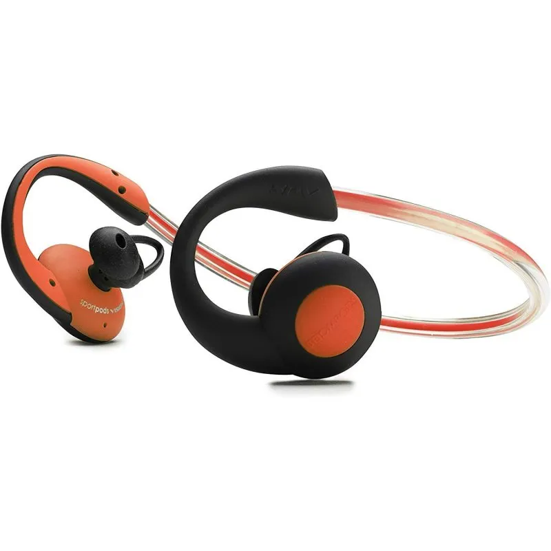 Cuffie Bluetooth Boompods Sportpods Vision arancioni - immagine 1