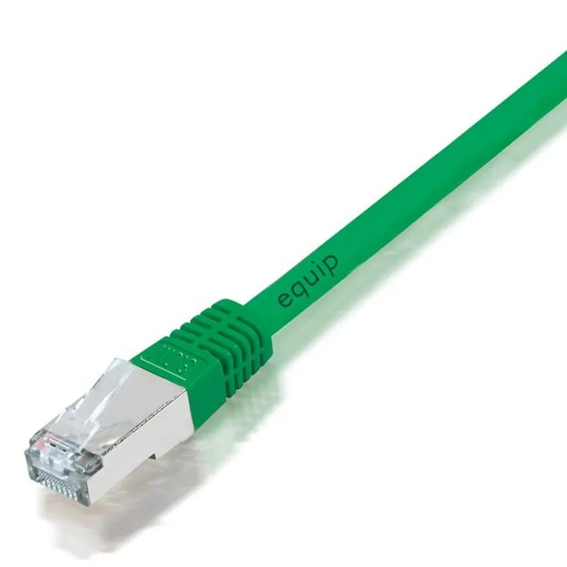 Equipaggia Cavo di Rete RJ45 F/UTP Cat.5e Verde 1m - immagine 1