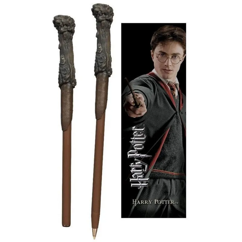 Penna/bacchetta magica di Harry Potter della collezione Noble + segnalibro - immagine 1