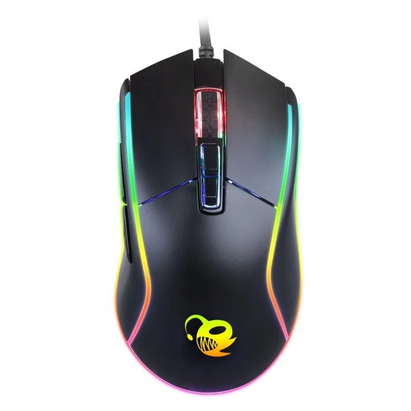 Mouse da gioco CoolBox DeepGaming DeepDarth RGB 6400 DPI - immagine 1