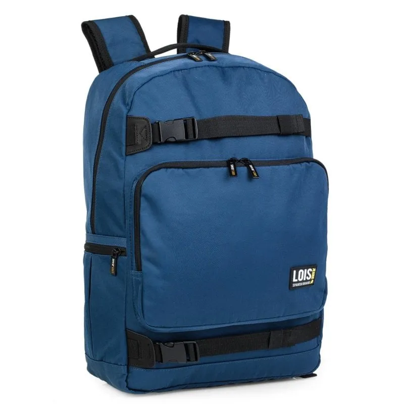 Zaino rinforzato Lois Dilingham per laptop fino a 15,6" con USB e MiniJack Blu navy - immagine 1