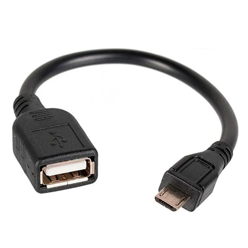 Cavo MicroUSB OTG nero - immagine 1
