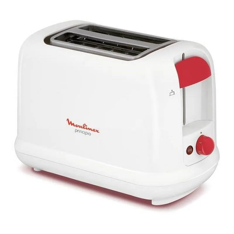 Tostapane Moulinex Principio LT160111 2 fessure 850 W 7 livelli raccoglibriciole bianco - immagine 1