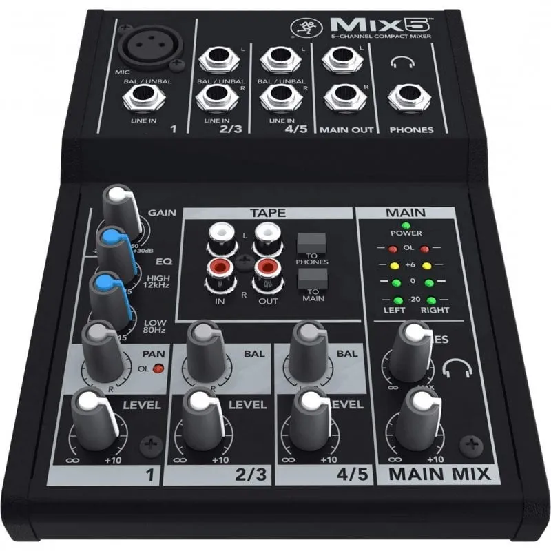 Console di missaggio Mackie Mix5 5 canali - immagine 1