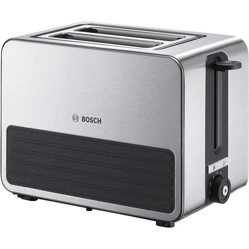Tostapane Bosch TAT7S25 2 fessure 1050 W Scongelamento Nero/Grigio - immagine 1