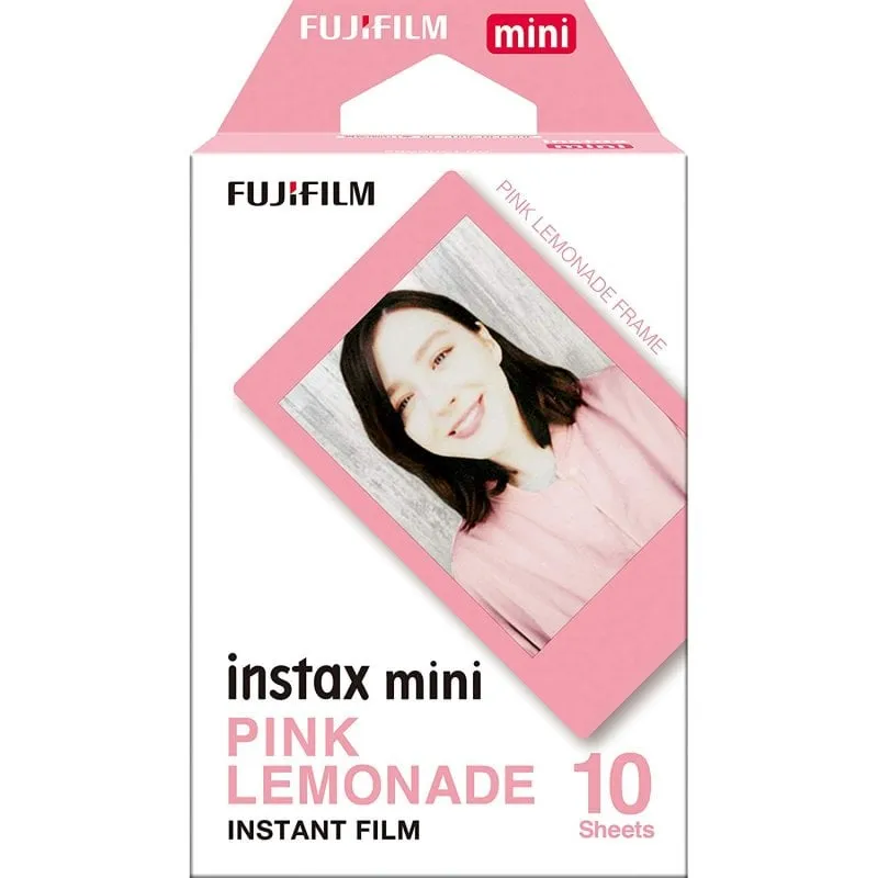 Carta fotografica Fujifilm Instax Mini Pink Lemonade per fotocamere Instax Mini - immagine 1