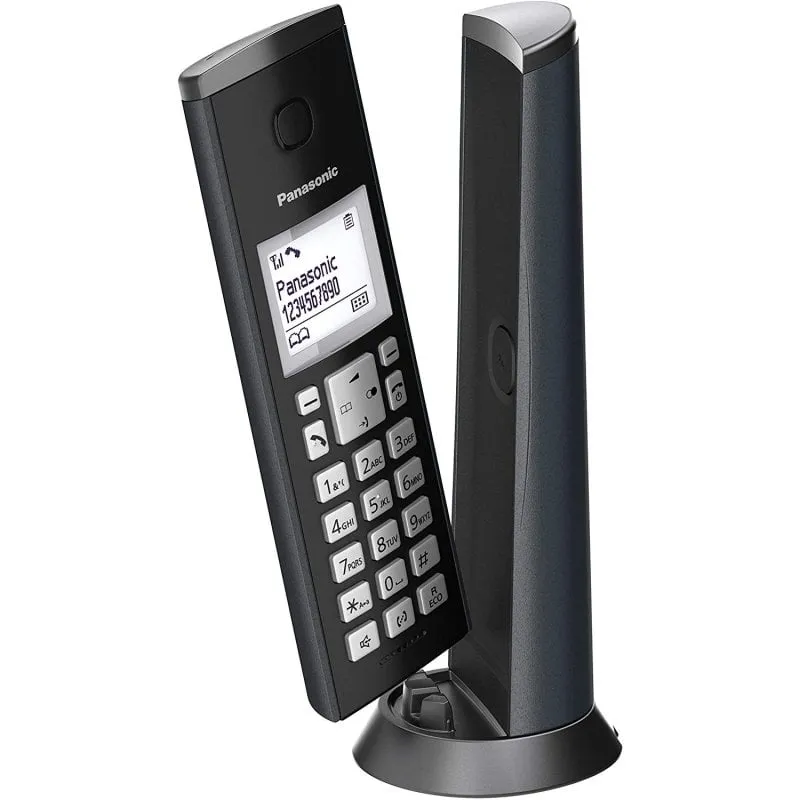Telefono fisso wireless Panasonic KX-TGK210 Nero - immagine 1