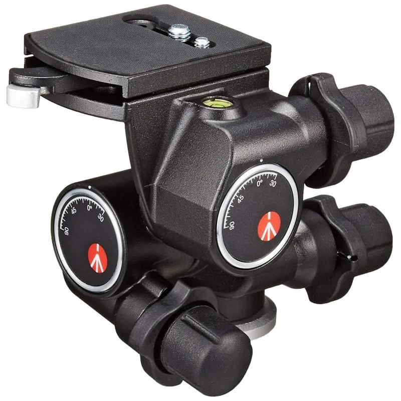 Manfrotto 410 Junior Geared Head testa per treppiede Nero Alluminio - immagine 1
