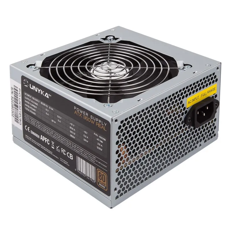 Alimentatore UNYKach 350W 80 Plus Bronzo - immagine 1