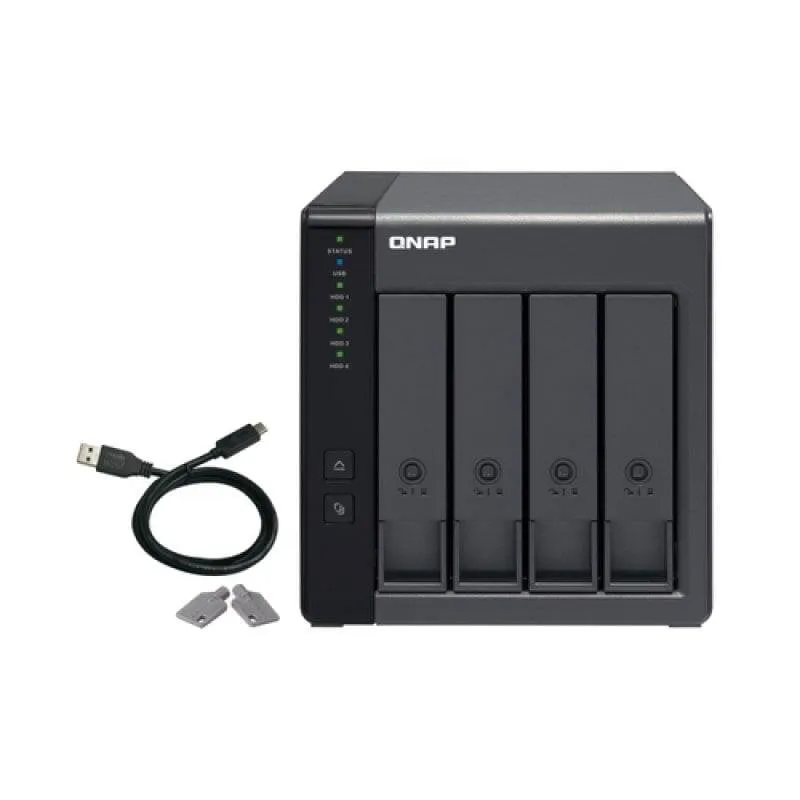 Disco Rigido Esterno QNAP 4 Bay USB-C RAID TR-004 Massima Affidabilità - immagine 1