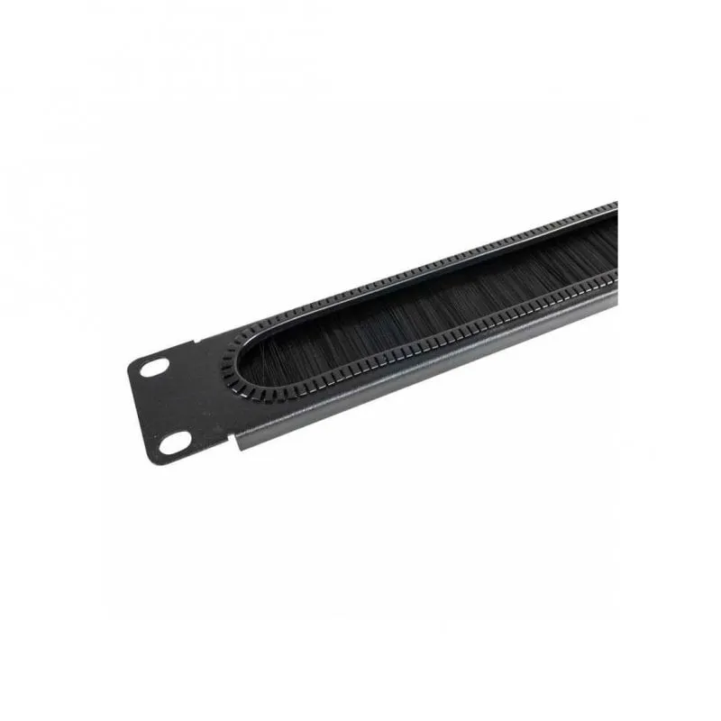 Guidacavo WP con spazzola 1U RAL 9005 Nero - immagine 1