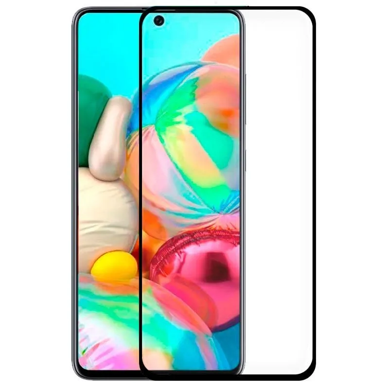 Fantastica protezione per lo schermo in vetro temperato nero per Samsung Galaxy A7/S10 Lite/Note 10 Lite - immagine 1