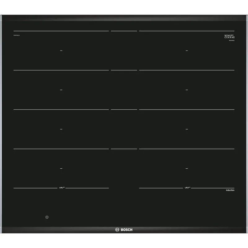 Piano cottura a induzione Bosch Series 8 PXY675DC1E Flex 4 zone 60 cm Nero - immagine 1
