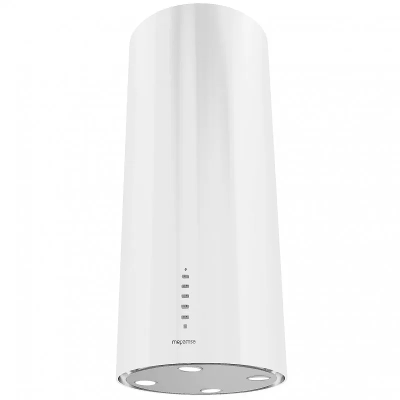 Cappa isola Mepamsa Cylindra Isla Pro 37 cm bianca - immagine 1