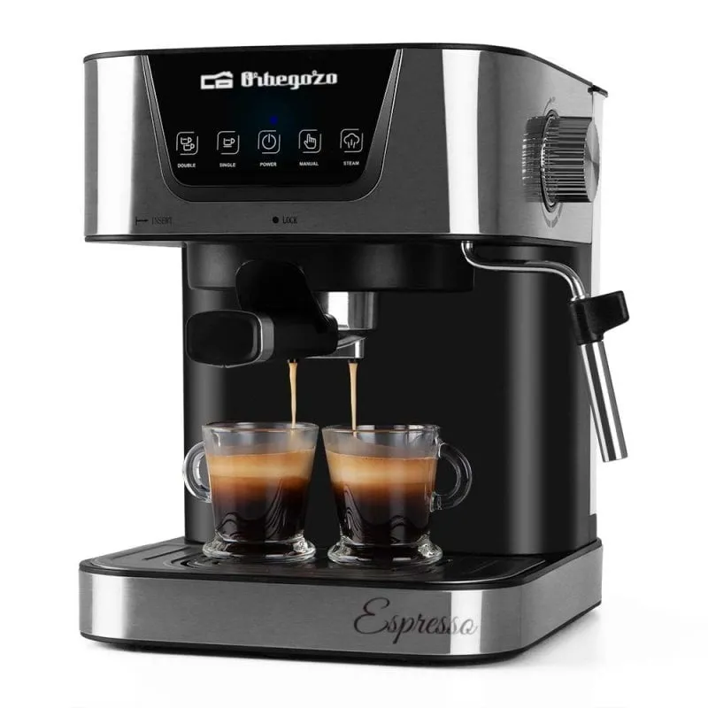 Caffettiera espresso Orbegozo EX 6000 20 bar in acciaio inossidabile - immagine 1