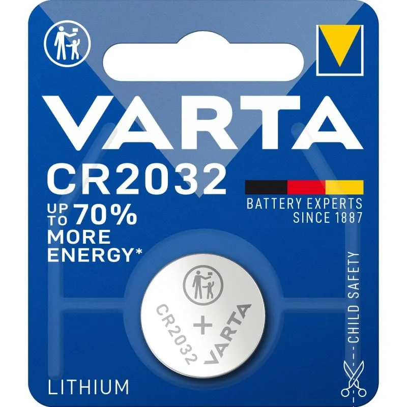 Varta LITHIUM Coin CR2032 (Batteria a bottone, 3V) Blister da 1 - immagine 1
