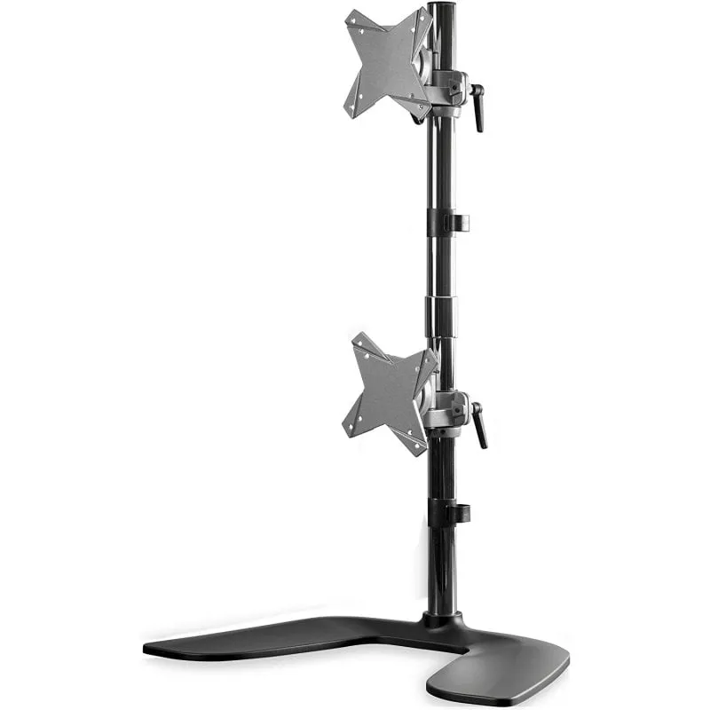 StarTech.com Supporto Verticale per 2 Monitor - Alluminio - immagine 1