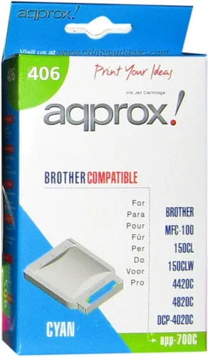 Cartuccia d'inchiostro compatibile con Brother LC-900C ciano - immagine 1