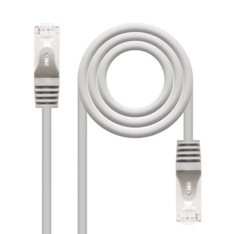 Cavo di rete FTP Nanocable RJ45 CAT5E 0,5 m Grigio - immagine 1