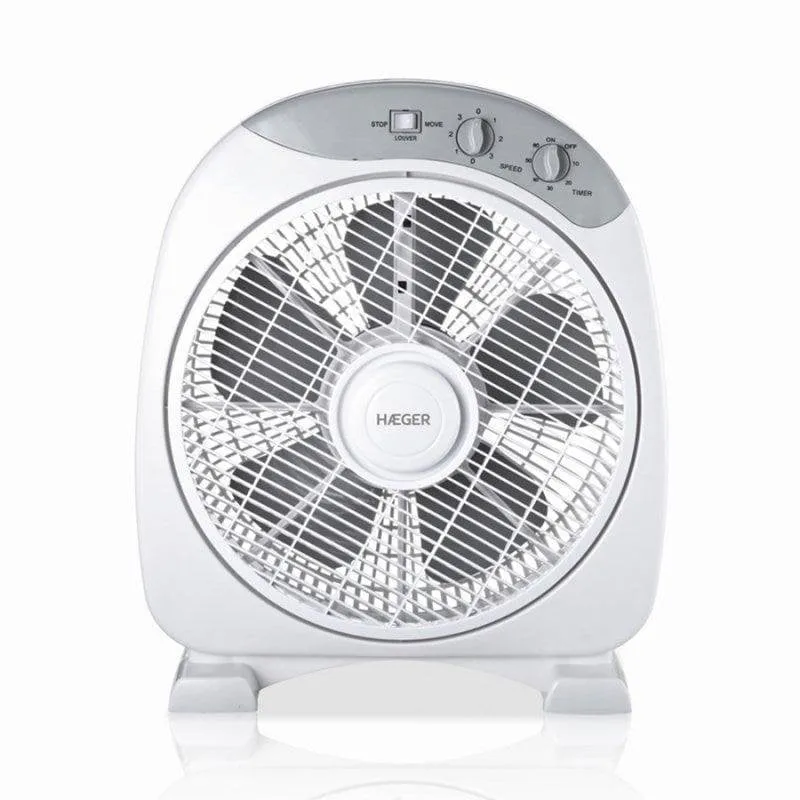 Ventilatore da Pavimento Haeger Home Wind 45W 30,5cm 3 Velocità Timer Silenzioso - immagine 1