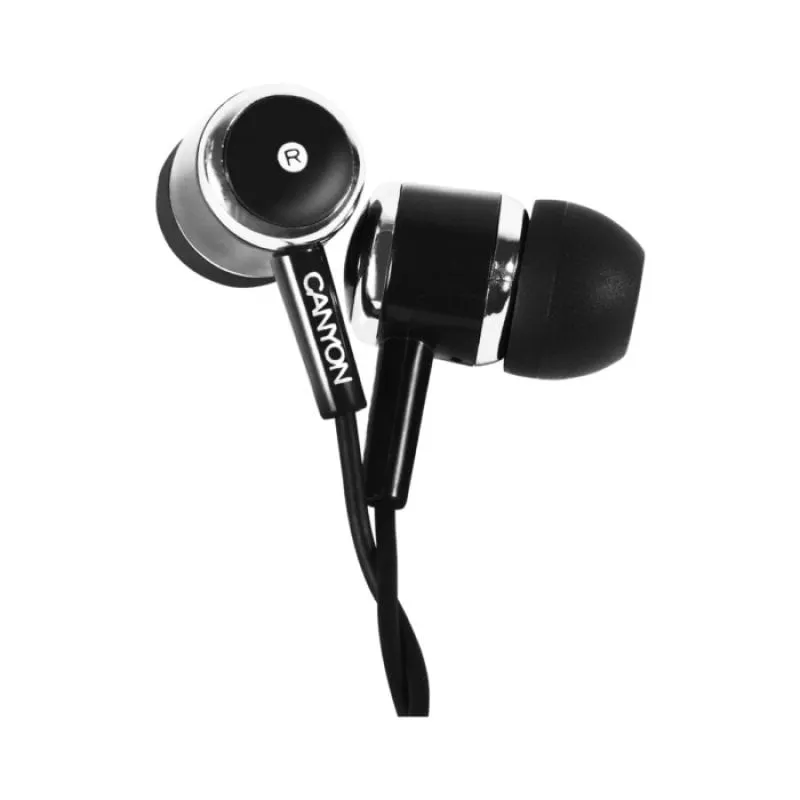 Cuffie Canyon CNE-CEPM01B con microfono Nero - immagine 1